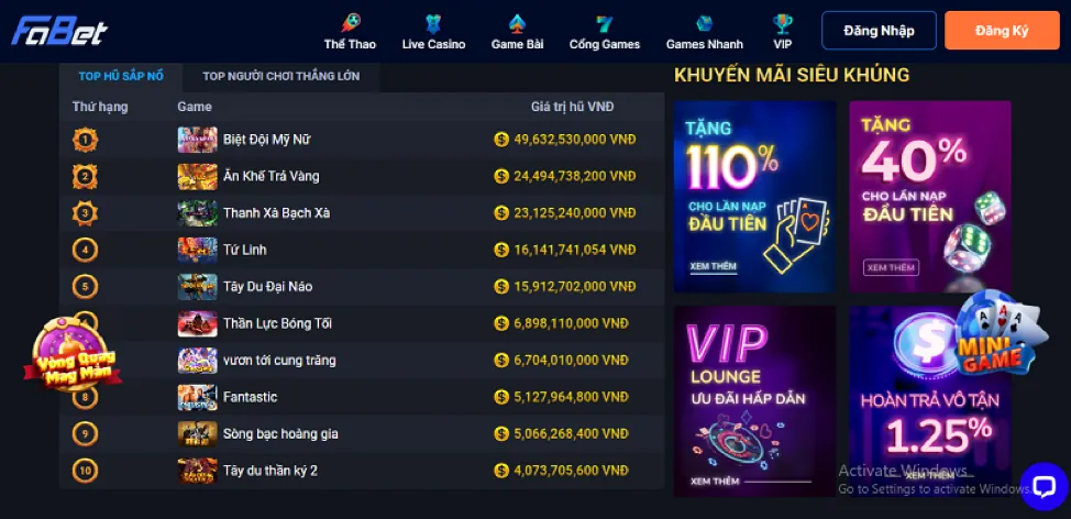 Hình ảnh hướng dẫn nạp tiền vào tài khoản OXBET